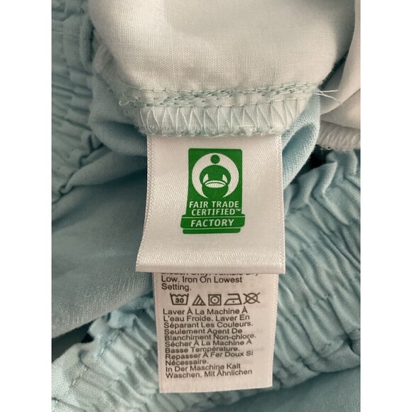 NWT J. Crew Pull On Wide Leg Pants Women Size S Light Blue Cotton/Linen Blend - Picture 3 of 11